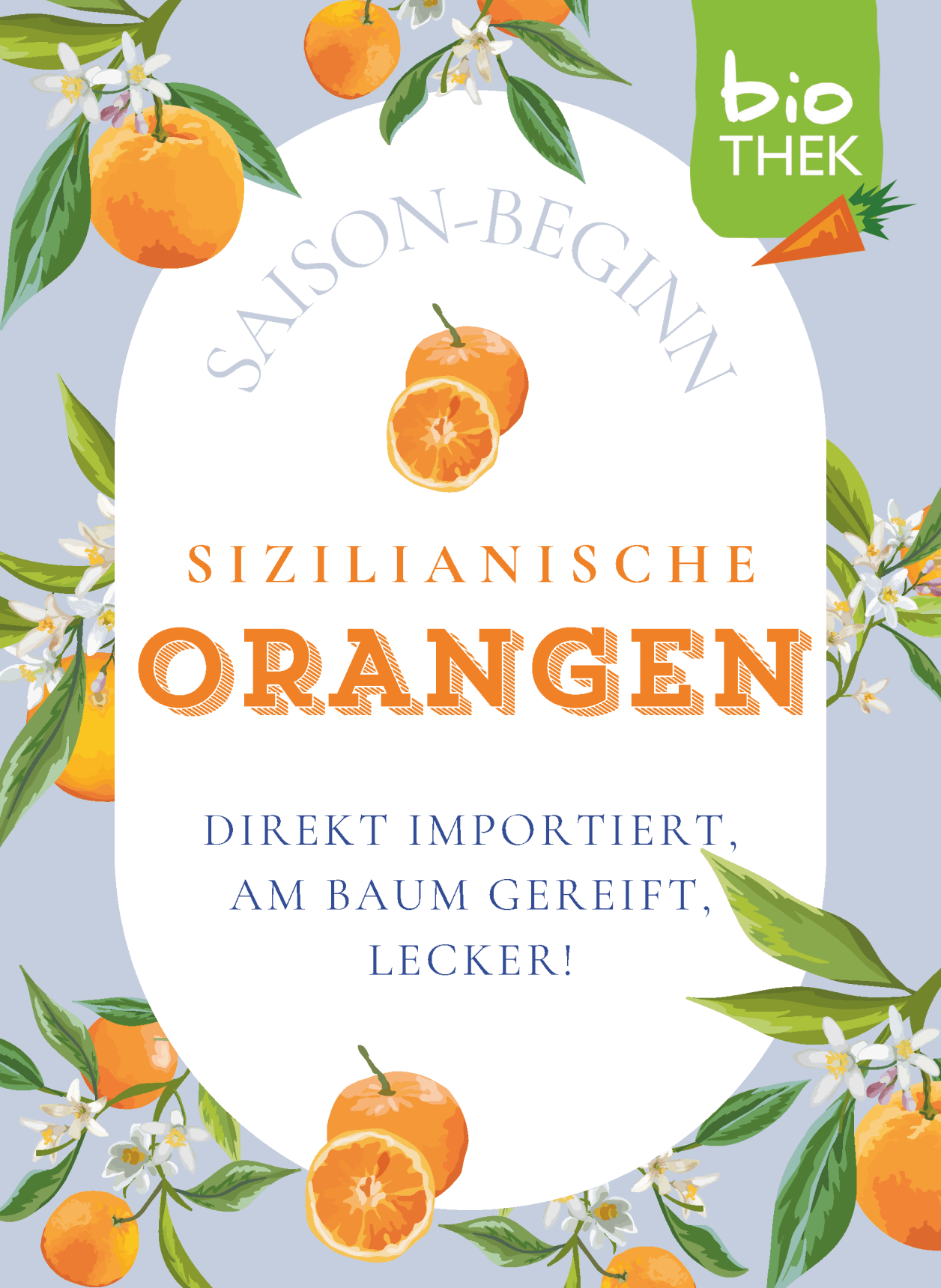 Orangen aus Sizilien